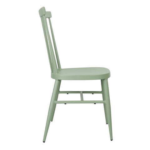 Bolero Windsor Aluminium Green Chairs (4 Pack) - DX687