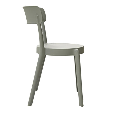 Bolero Mila Café Chairs Moss Grey (2 Pack) - DX974