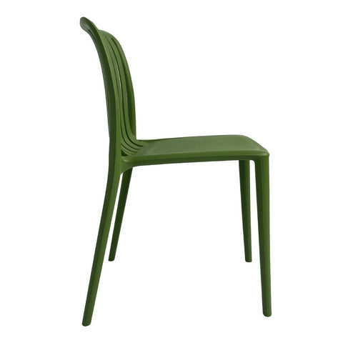 Bolero Verona Café Chairs Forest Green (2 Pack) - DX978