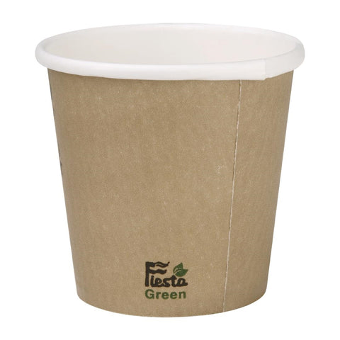 Fiesta Compostable Espresso Takeaway Cups Single Wall 114ml / 4oz (Pack of 1000) - DY981