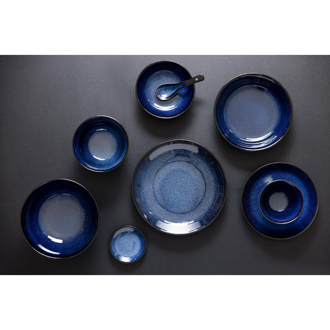 Olympia Luna Midnight Blue Soup Spoons (12 Pack) - DZ771