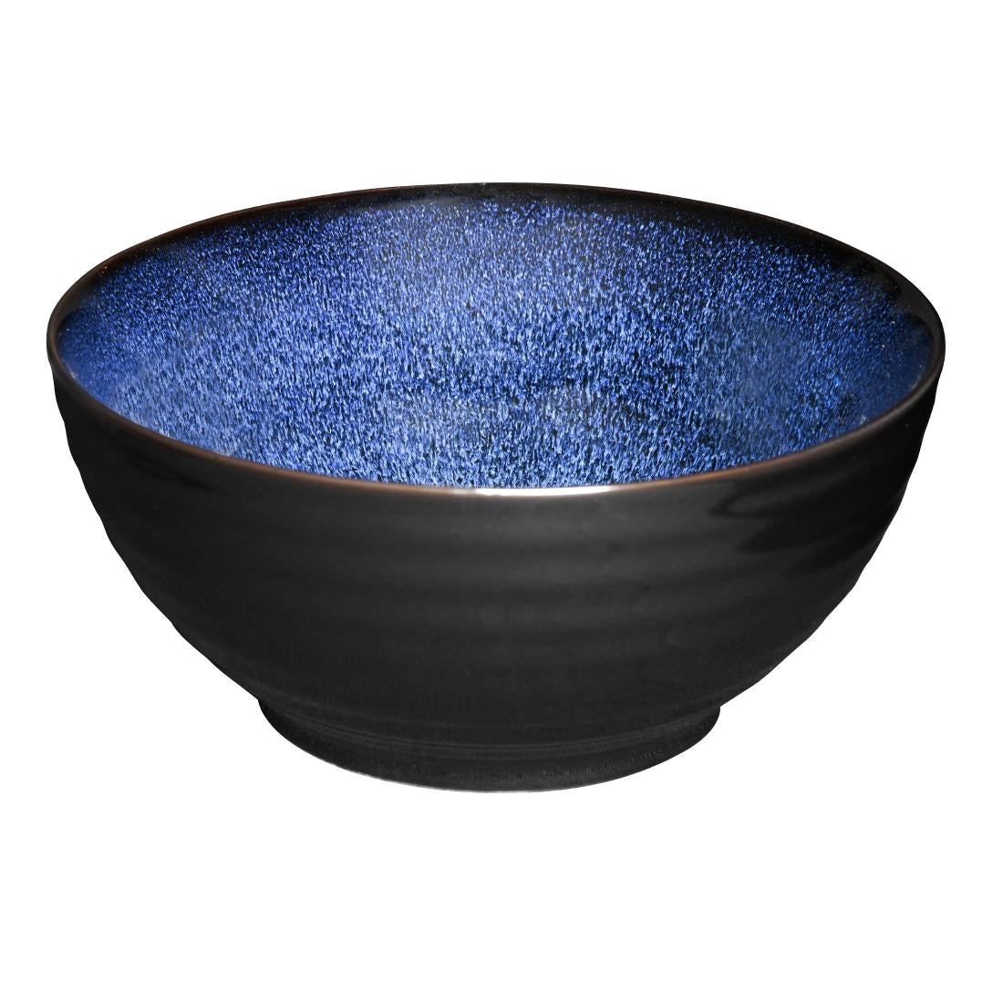 Olympia Luna Midnight Blue Footed Bowls 205mm (4 Pack) - DZ776