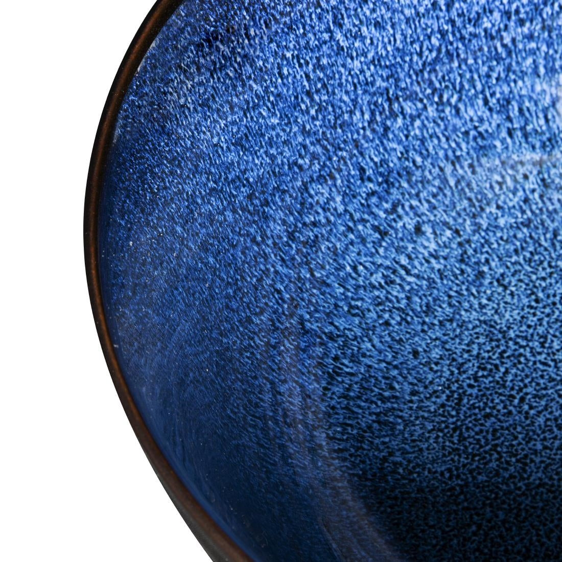 Olympia Luna Midnight Blue Footed Bowls 205mm (4 Pack) - DZ776