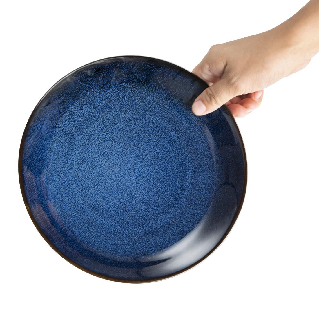 Olympia Luna Midnight Blue Coupe Plates 205mm (4 Pack) - DZ779