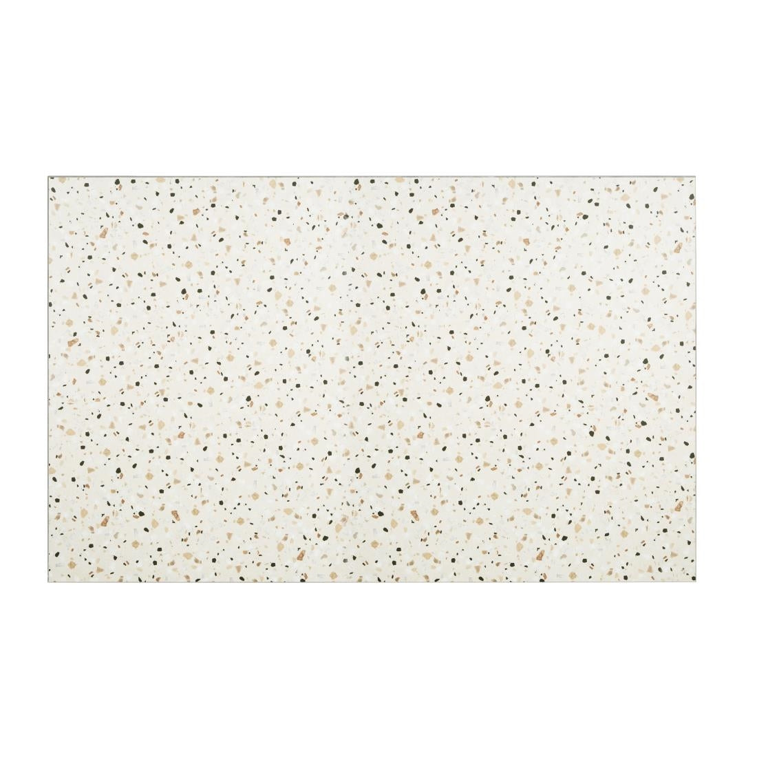 Bolero Terrazzo Style Rectangular Table Top 1100x700mm - DZ874