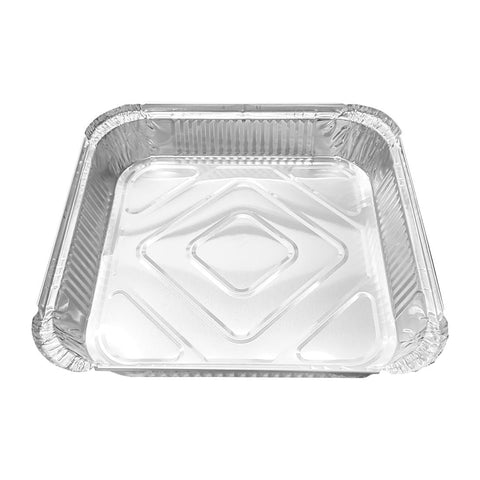 Fiesta Recyclable Shallow Foil Containers 1580ml (Pack of 200) - DZ893