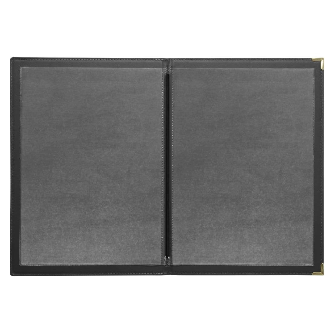 Olympia Leatherette Style Menu Cover A4 2 Card - E221