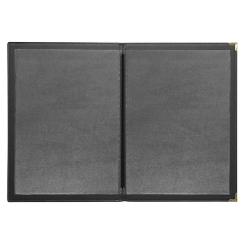 Olympia Leatherette Style Menu Cover A4 2 Card - E221