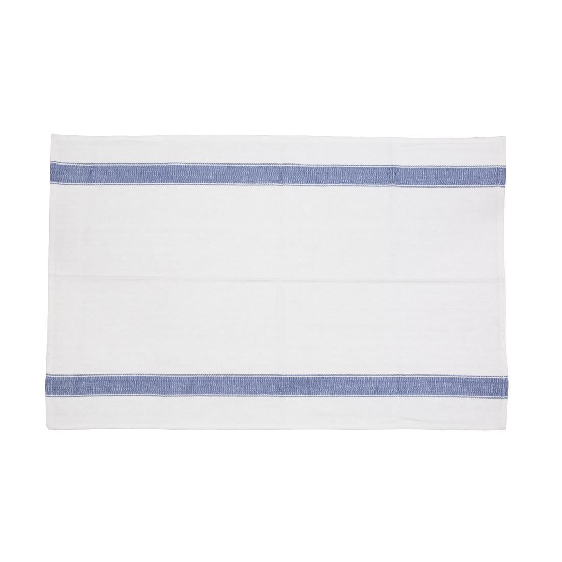Vogue Heavy Single Tea Towel Blue - E918