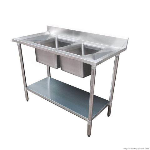 Modular Systems Modular System Double Sink Bench Centre 2400X600X900Mm 2400-6-DSBC