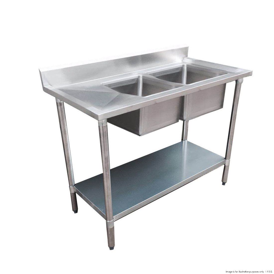 Modular Systems Double Sink Bench