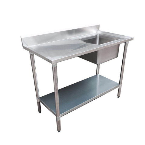 Modular Systems Modular System Single Sink Bench Right Handed 1500X600X900Mm 1500-6-SSBR