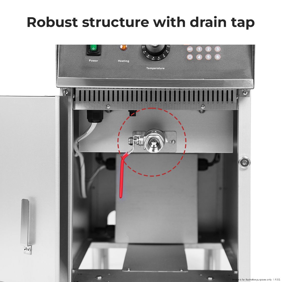 Electmax 28L Oil Capacity Electric Fryer - EF-28LE