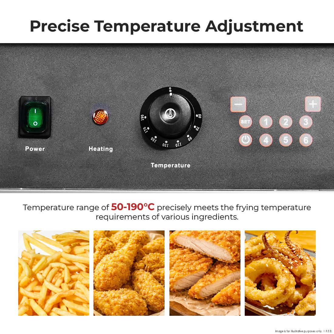 Electmax 28L Oil Capacity Electric Fryer - EF-28LE