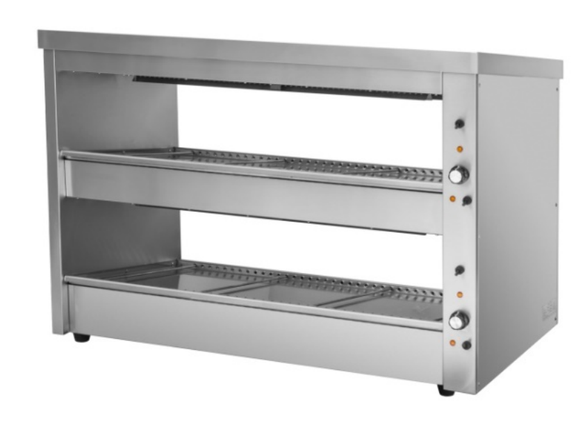 Benchstar 1200mm 2 Shelves Hot Food Display Warmer - EHW-120