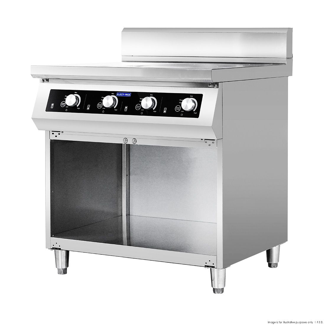 ElectMAX 900 Series Induction 4 Burner Cooker with Splashback EIC9-800P