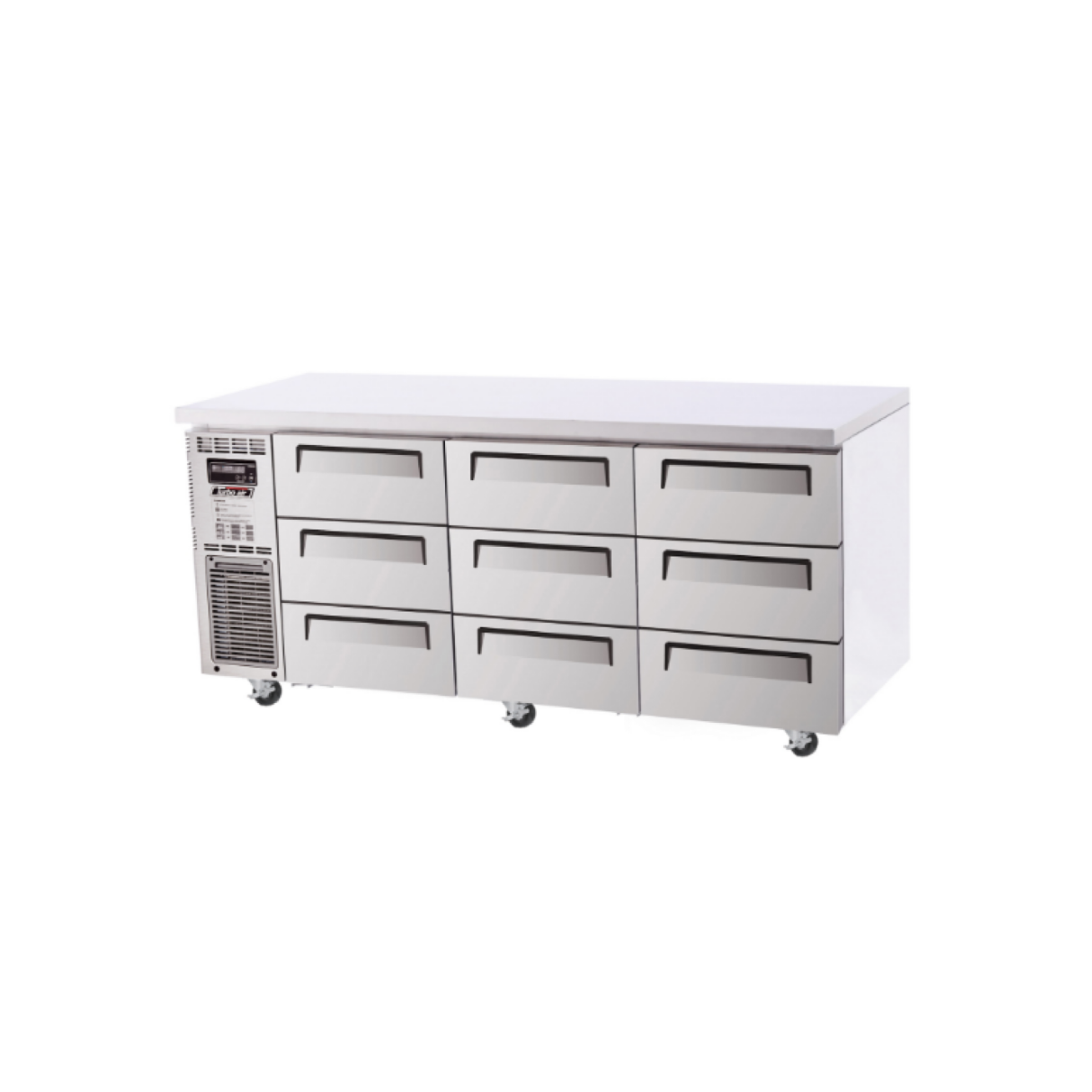 Turbo Air Undercounter 9 Drawer Fridge