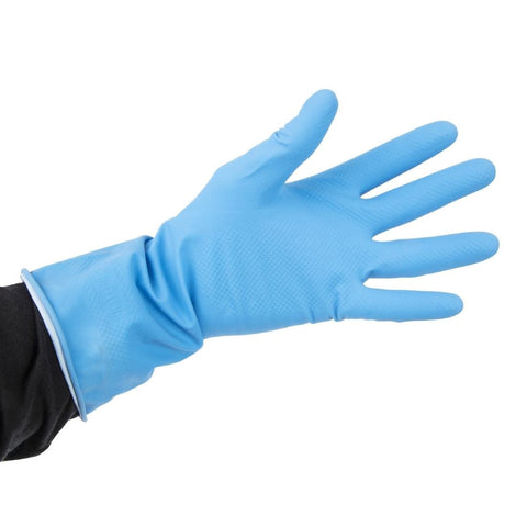 Jantex Household Glove Blue Medium - F953-M