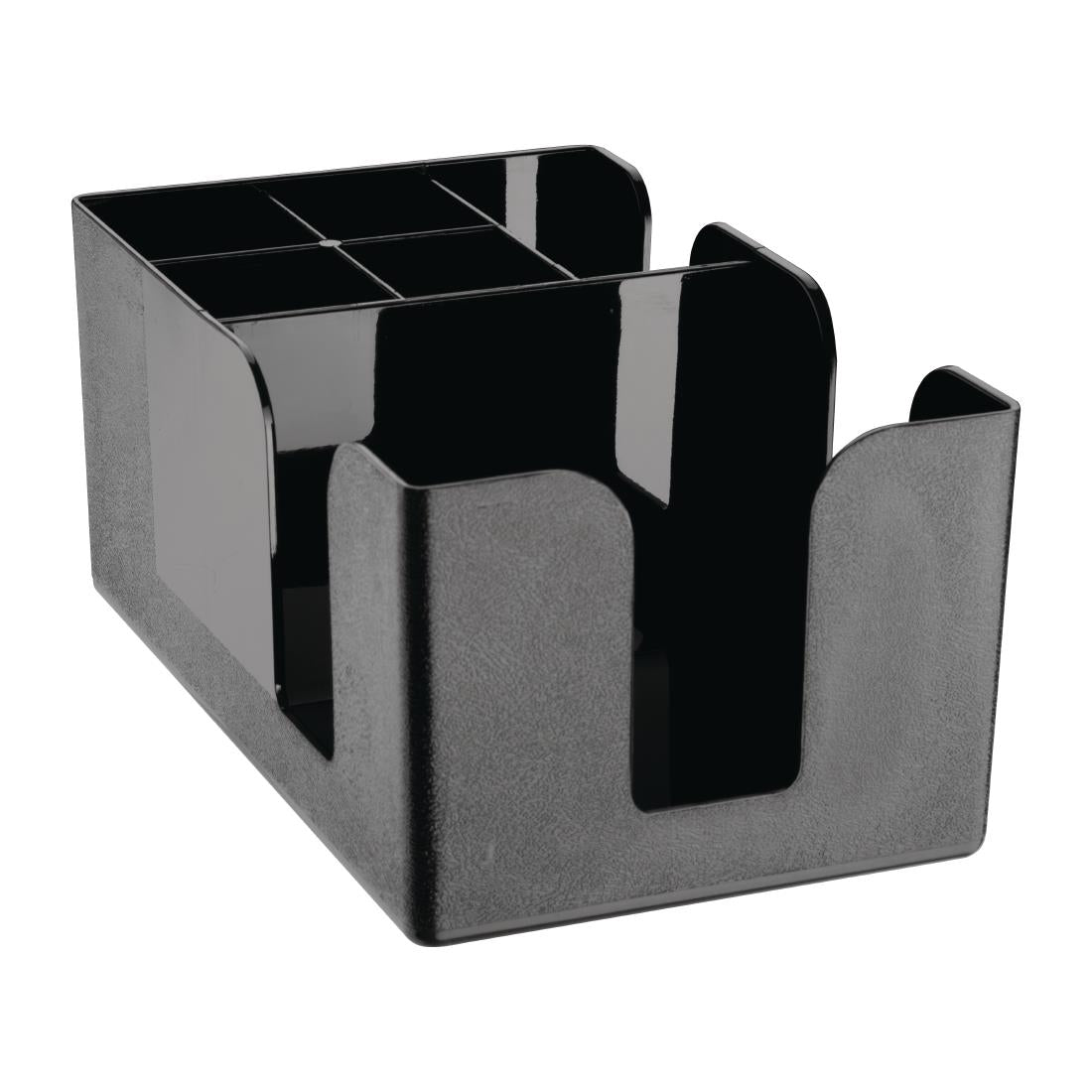 Olympia Kristallon Plastic Bar Caddy Black - F980