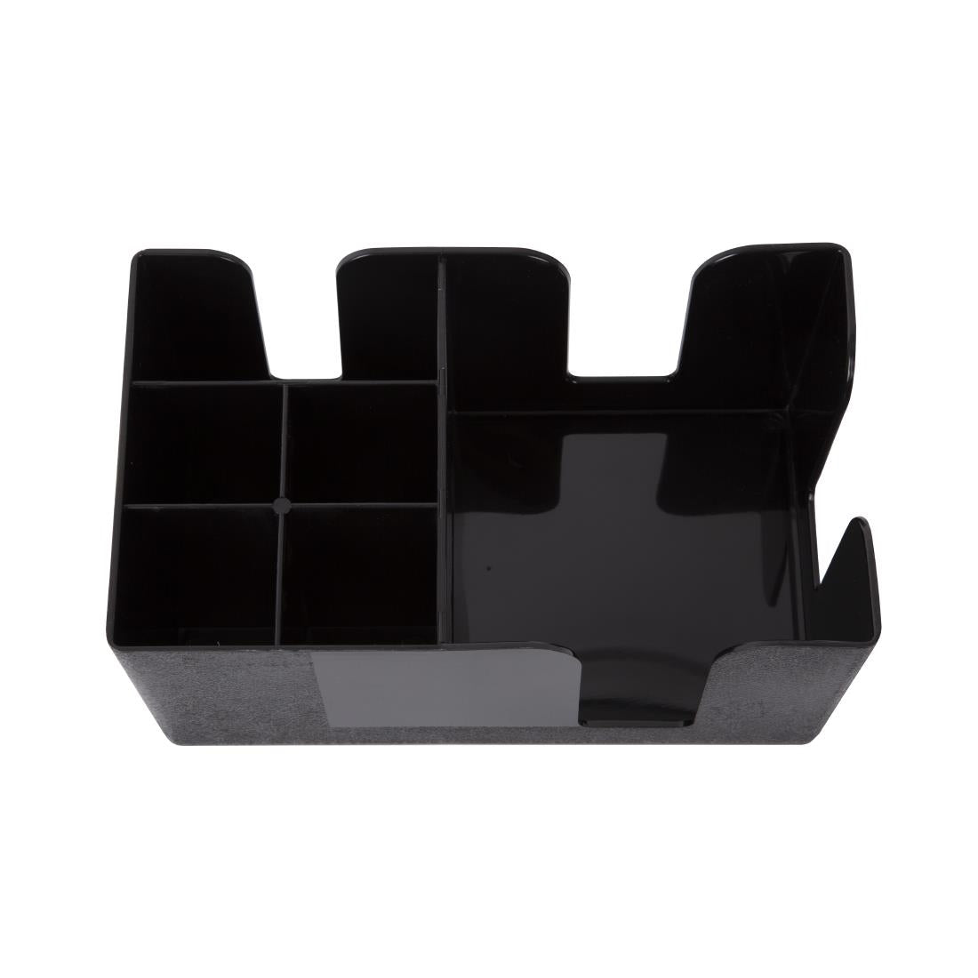 Olympia Kristallon Plastic Bar Caddy Black - F980