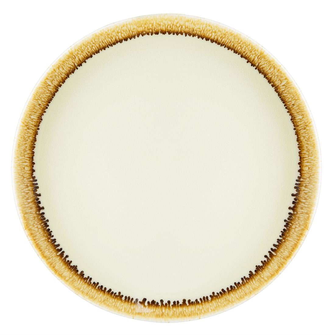 Olympia Kiln Sandstone Round Coupe Plates 180mm (6 Pack) - FA025