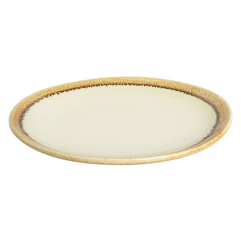 Olympia Kiln Sandstone Round Coupe Plates 180mm (6 Pack) - FA025