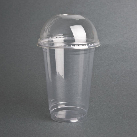 Fiesta Compostable PLA Cold Cup Domed Lids 340ml/454ml/568ml (Pack of 1000) - FA345