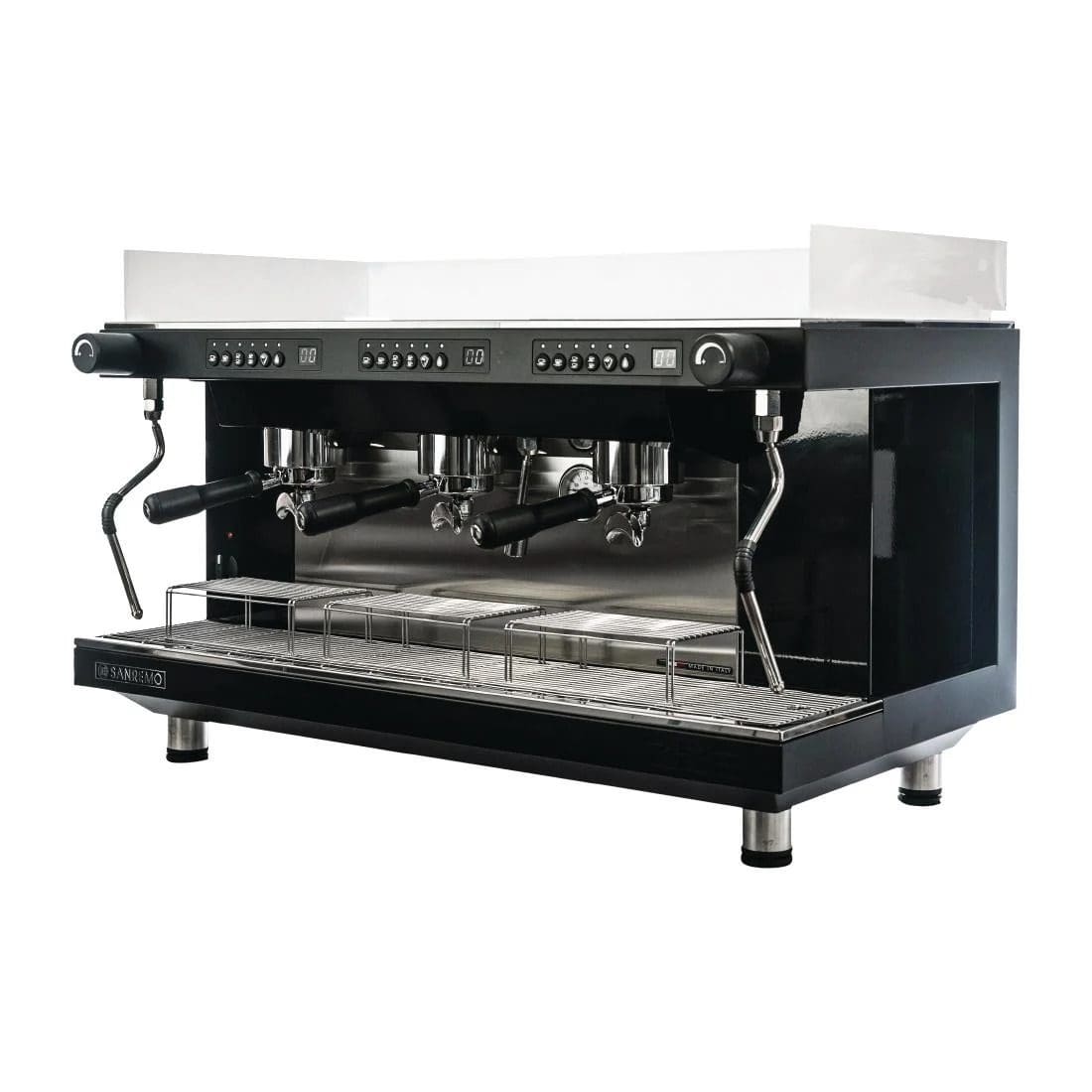 San Remo Zoe Competition Tall - 3 Group Commercial Espresso Machine - Black