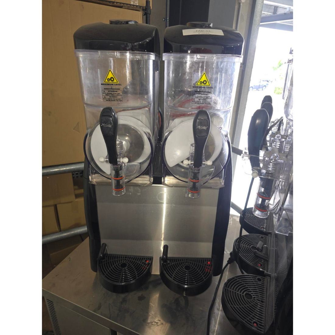 CLEARANCE - Benchstar Double 12 Litre Granita & Slushy Machine - FABIGANI-2S-QLD135