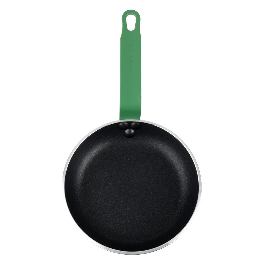 Hygiplas Aluminium Non-stick Teflon Platinum Plus Frying Pan Green Handle 20cm - HT961