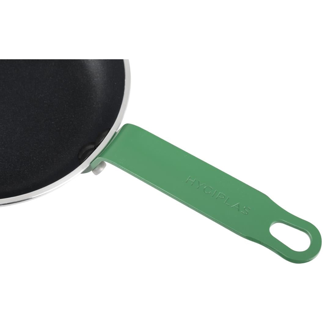 Hygiplas Aluminium Non-stick Teflon Platinum Plus Frying Pan Green Handle 20cm - HT961