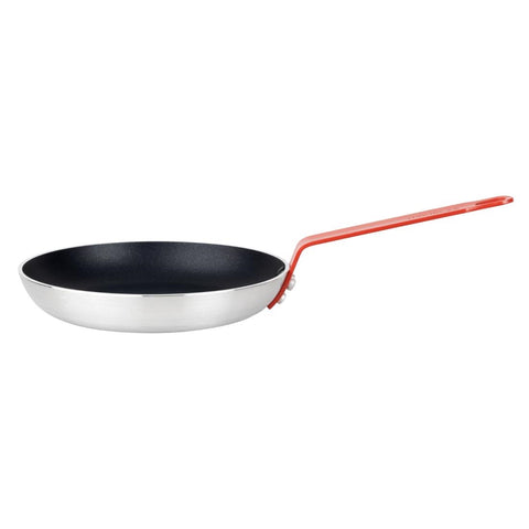Hygiplas Aluminium Teflon Platinum Plus Frying Pan with Red Handle 240mm - HT965