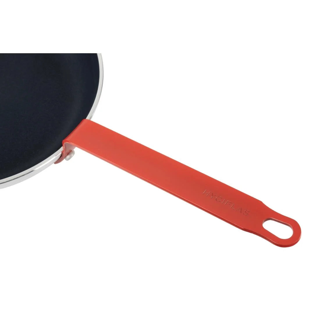 Hygiplas Aluminium Non-stick Teflon Platinum Plus Frying Pan with Red Handle 28cm