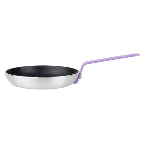 Hygiplas Aluminium Non-Stick Teflon Platinum Plus Frying Pan with Purple Handle 200mm - HT967