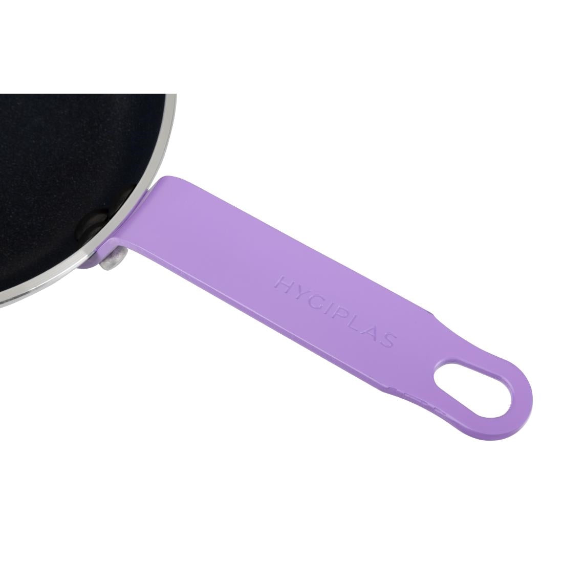 Hygiplas Aluminium Non-Stick Teflon Platinum Plus Frying Pan with Purple Handle 200mm - HT967