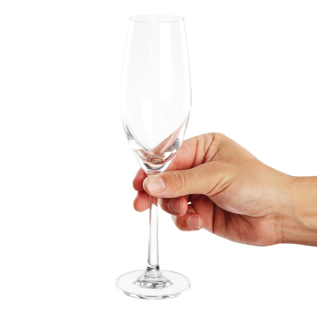Olympia Cordoba Flute 210ml 7 1/4oz (6 Pack) - FB554