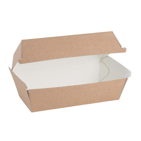 Fiesta Compostable Kraft Food Boxes Small 172mm (Pack of 200) - FB666