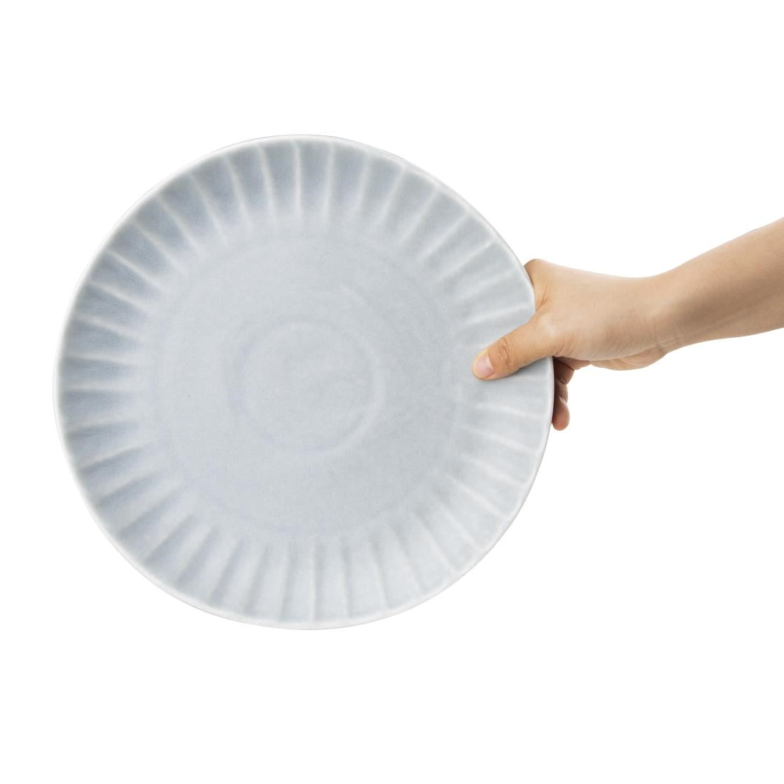 Olympia Corallite Plates Concrete Grey 280mm (6 Pack) - FB954