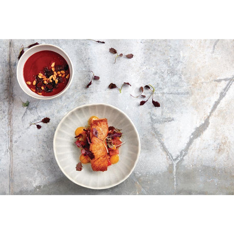 Olympia Corallite Deep Bowls Concrete Grey 160mm (6 Pack) - FB959