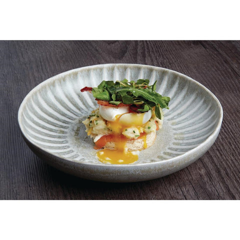 Olympia Corallite Coupe Bowls Concrete Grey 220mm (6 Pack) - FB957