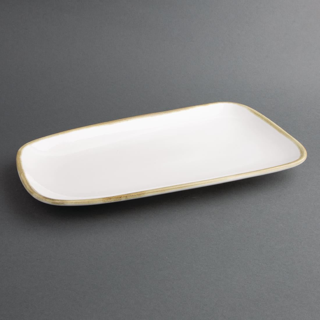 Olympia Kiln Platter Chalk 335mm (Pack of 4) - FB976