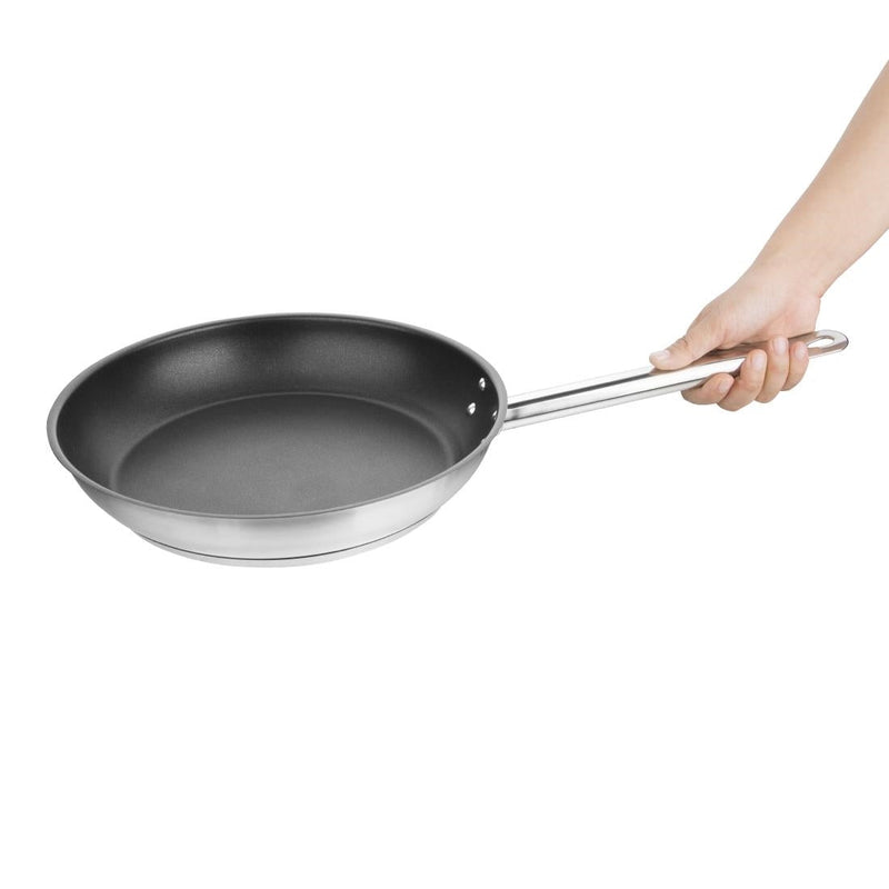 Vogue Non-stick Teflon Stainless Steel Platinum Plus Frying Pan 280mm