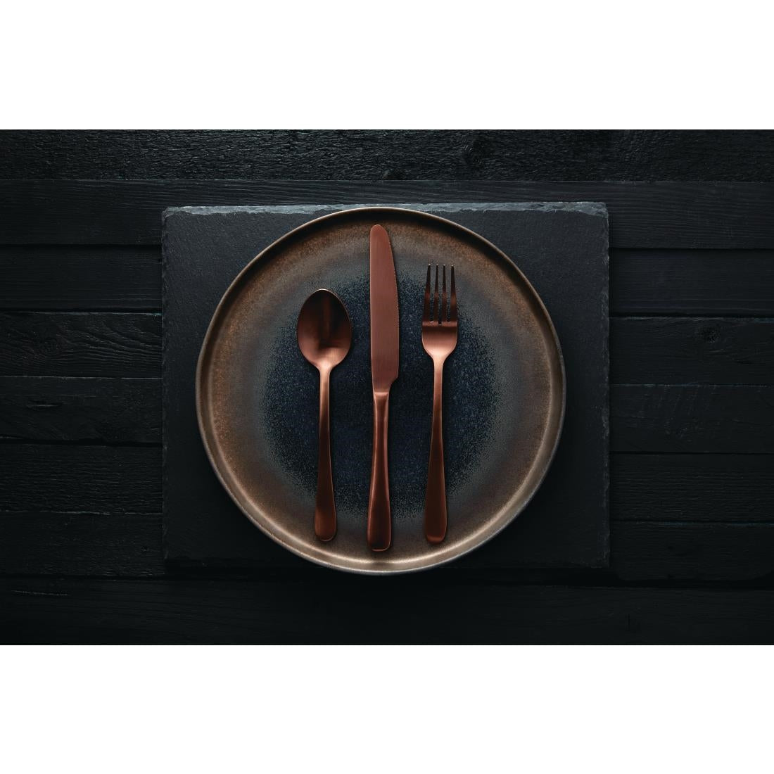 Olympia Ochre Flat Plates 260mm (6 Pack) - FC285