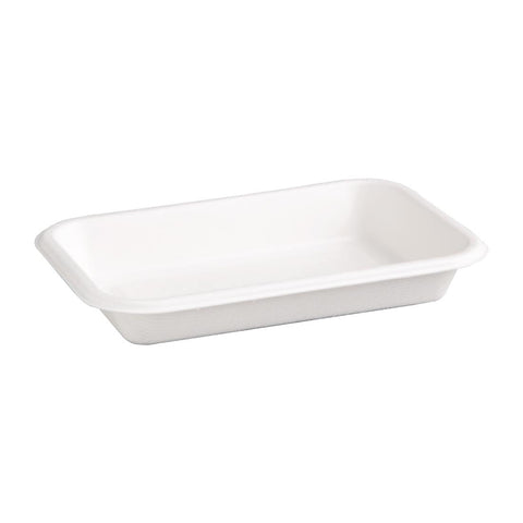 Fiesta Compostable Bagasse Food Trays 340ml (Pack of 50) - FC528