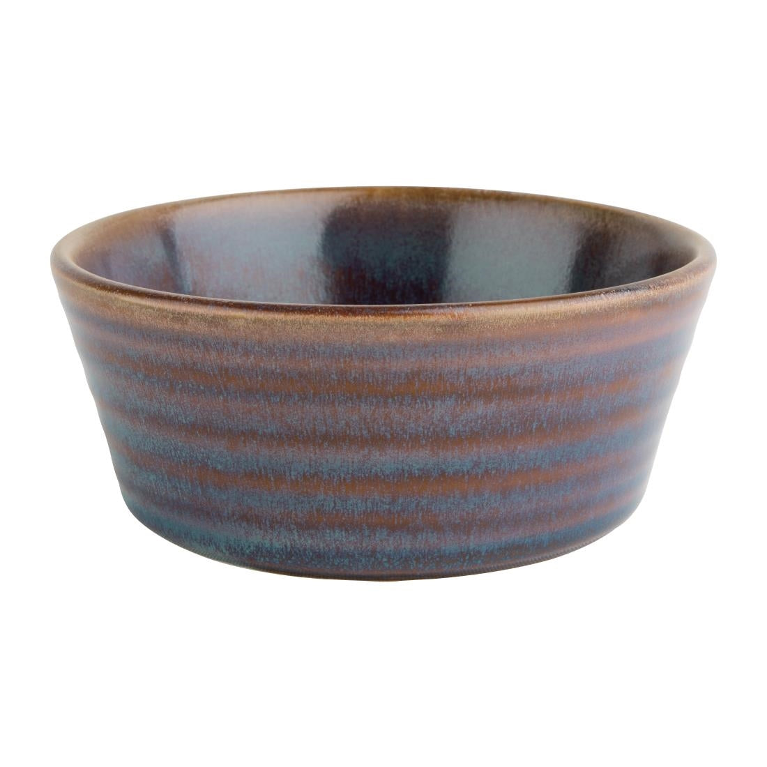 Olympia Cavolo Flat Round Bowls Iridescent 143mm (6 Pack) - FD912