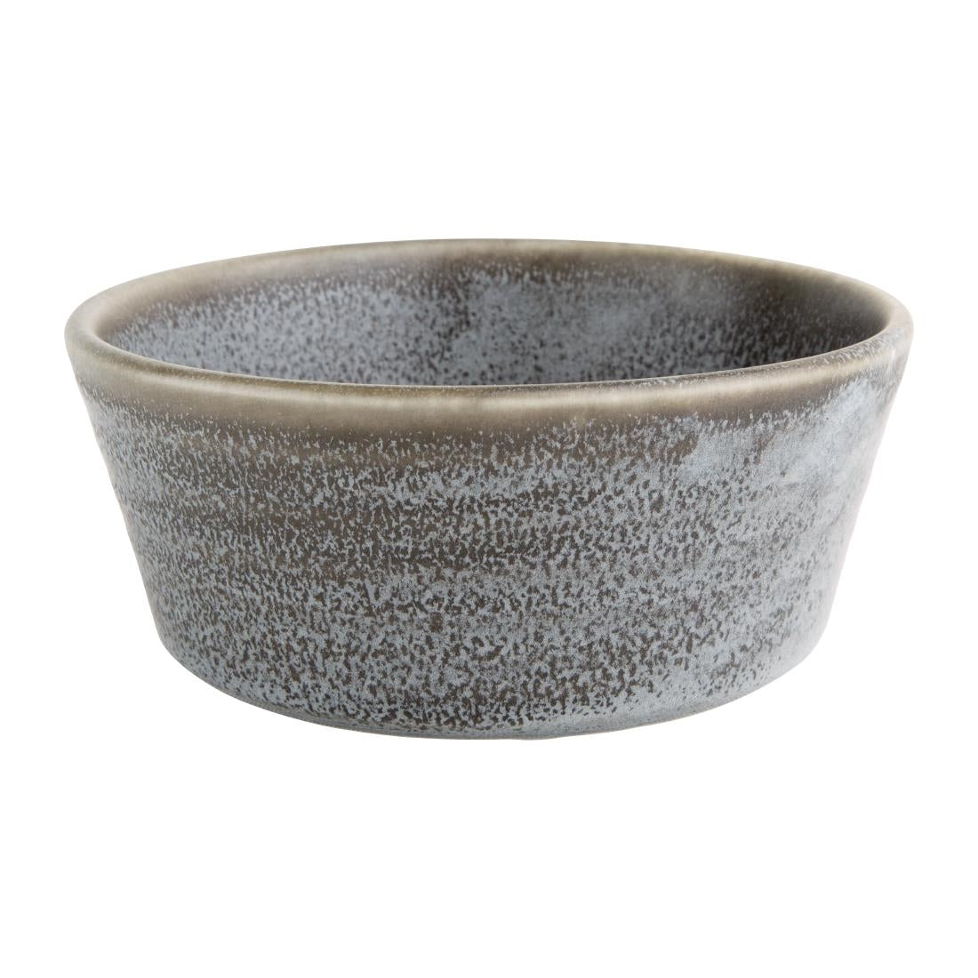 Olympia Cavolo Flat Round Bowls Charcoal Dusk 143mm (6 Pack) - FD918