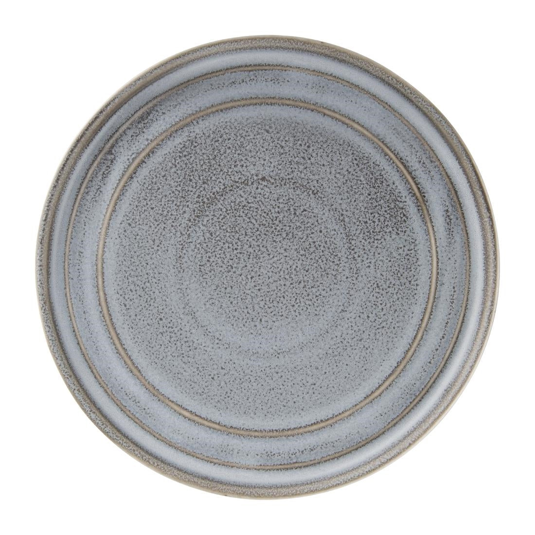 Olympia Cavolo Charcoal Dusk Flat Round Plate 220(Ø Pack)mm (6 Pack) - FD921
