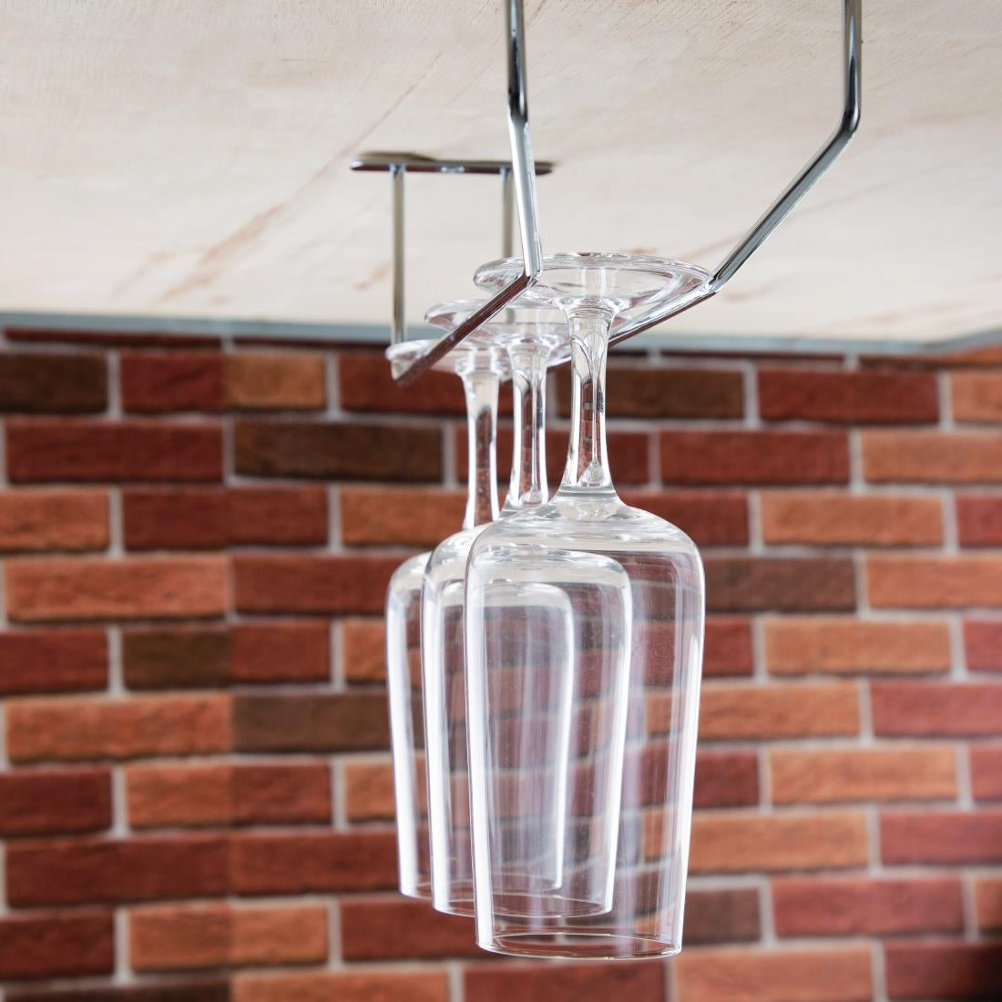 Olympia Wine Glass Rack Chrome 255mm - FD986