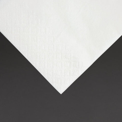 Fiesta Recyclable Lunch Napkin White 330x330mm 2ply 1/8 Fold (Pack of 2000) - FE227