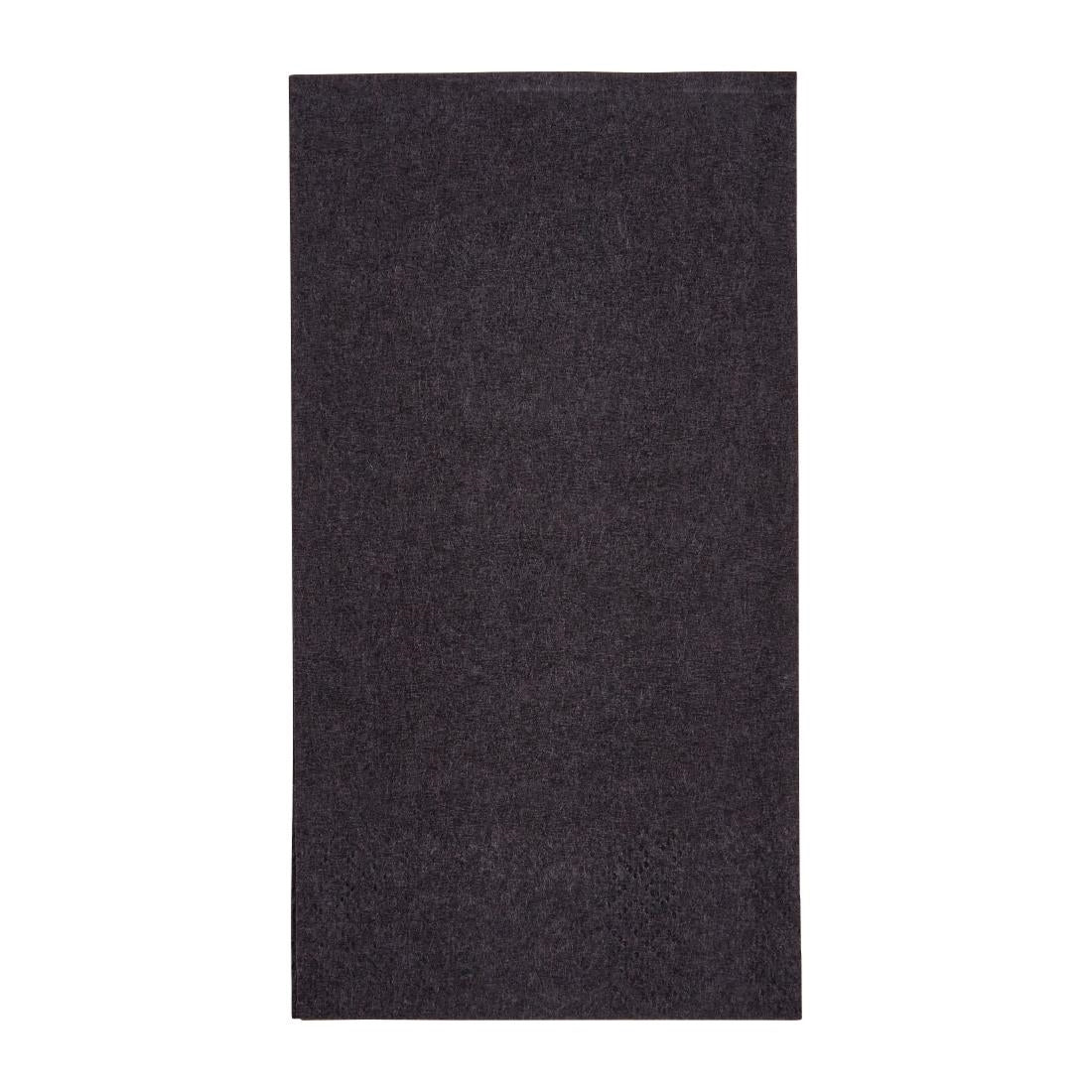 Fiesta Recyclable Lunch Napkin Black 33x33cm 2ply 1/8 Fold (Pack of 2000) - FE233